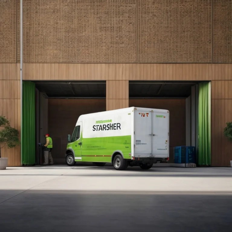 スタッフが梱包作業